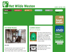 Tablet Screenshot of hetwildewesten.nl